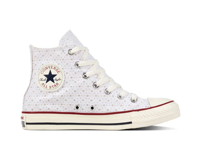 Zapatilla Converse Chuck Taylor Hi Print Mujer Blanco