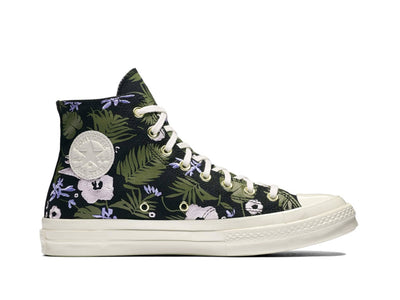 Zapatilla Converse Chuck Taylor 70 Hi Print Mujer Negro