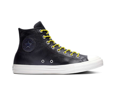 Zapatilla Converse Chuck Taylor Hi Cuero Hombre Negro