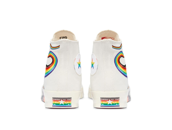 Zapatilla Converse Chuck 70 Pride Unisex Blanco