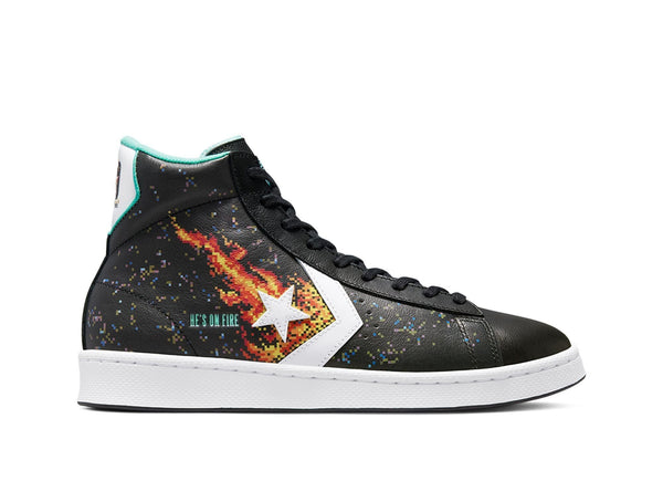 Zapatilla Converse Pro Lth Gold Hombre Negro