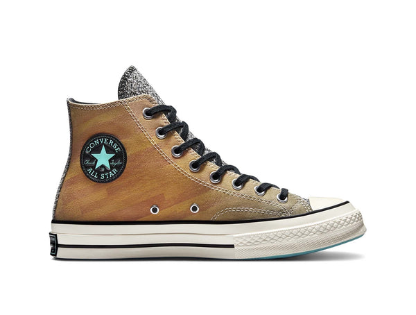 Zapatilla Converse Chuck 70 Hi Hombre Café