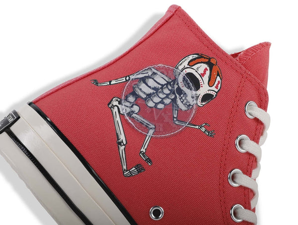 Zapatilla Converse Chuck 70 (Dia De Los Muertos) Mujer Rosado