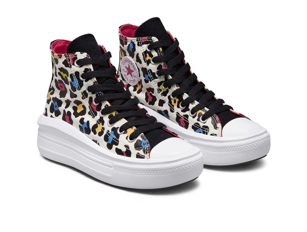 Zapatilla Converse Chuck Taylor Move Hi Cadete Blanco