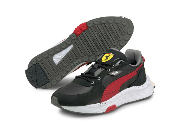 Zapatilla Puma Ferrari Wild Rider Hombre Negro