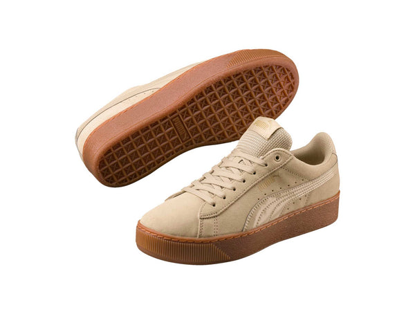 Zapatilla Puma Vikky Plataforma Mujer Beige