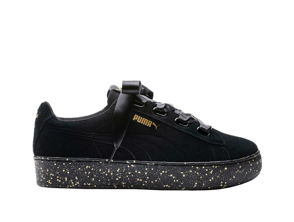 Zapatilla Puma Vikky Plataforma Mujer Negro