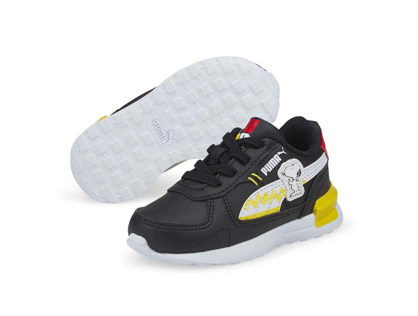 Zapatilla Puma Peanuts Graviton Infantil Negro