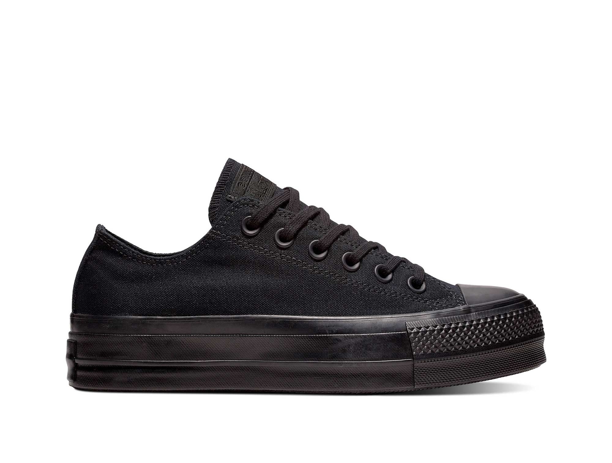 Converse negras clearance plataforma chile