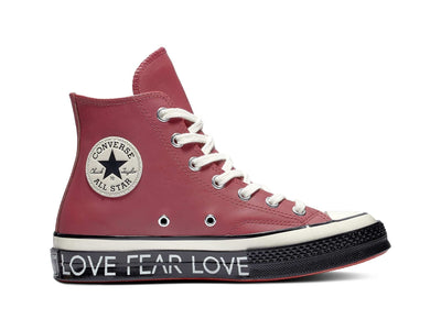 Zapatilla Converse Chuck Taylor 70 Hi Cuero Mujer Rosado