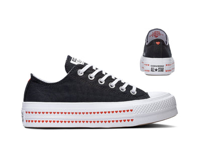 Zapatilla Converse Chuck Taylor Plataforma Mujer Negro