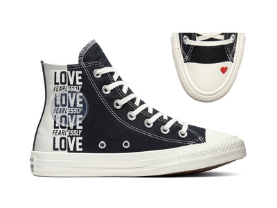 Zapatilla Converse Chuck Taylor Hi L. Fearlessly Mujer Negro