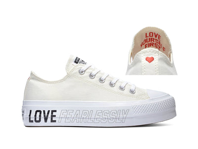 Zapatilla Converse Chuck Taylor Plataforma Mujer Blanco