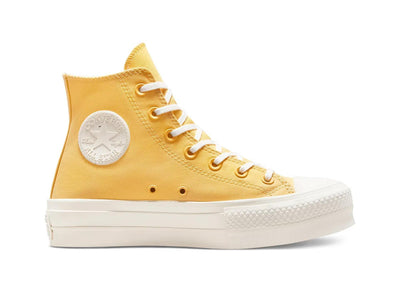 Zapatilla Converse Chuck Taylor Plataforma Mujer Amarillo