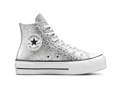 Zapatilla Converse Chuck Taylor Lift Mujer Plateado