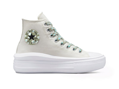 Zapatilla Converse Chuck Taylor Move Hi (Desert Rave) Mujer Blanco