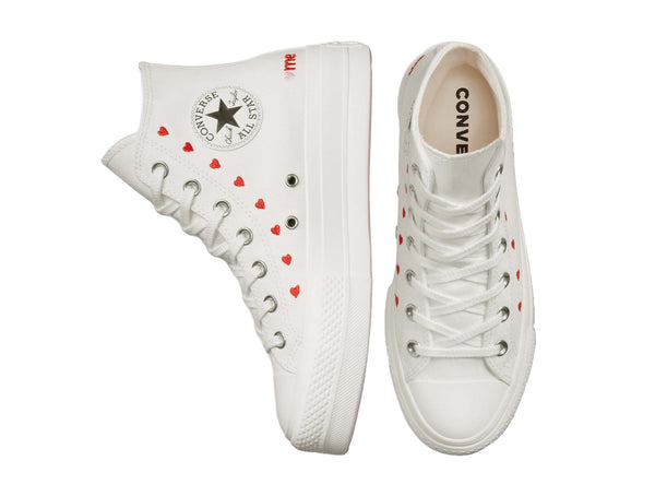 Zapatilla Converse Chuck Taylor Plataforma Hi Love Mujer Blanco