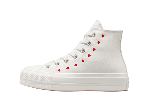 Zapatilla Converse Chuck Taylor Plataforma Hi Love Mujer Blanco