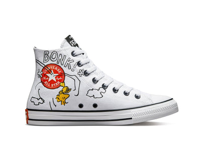 Zapatilla Converse Chuck Taylor Hi Peanuts Unisex Blanco