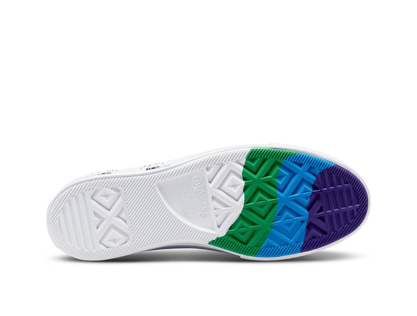 Zapatilla Converse Chuck Taylor Plataforma Pride Mujer Blanco