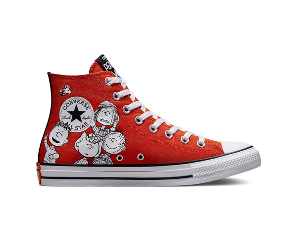 Zapatilla Converse Chuck Taylor Hi Peanuts Unisex Rojo