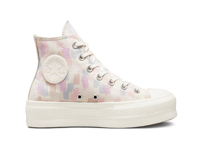 Zapatilla Converse Chuck Taylor Plataforma Hi Mujer Blanco