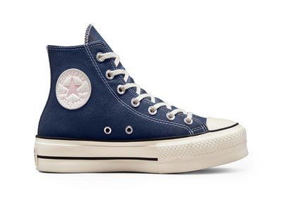 Zapatilla Converse Chuck Taylor Plataforma Mujer Azul