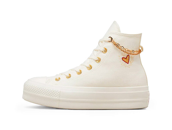 Zapatilla Converse Chuck T Plataforma Mujer Blanco