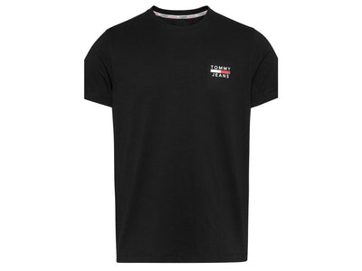 Polera Mc Tommy Chest Logo Hombre Negro