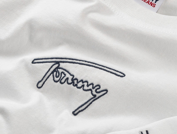 Polera Mc Tommy Clsc Signature Hombre Blanco