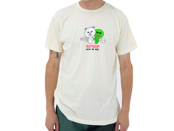 Polera Ripndip Buddy System Hombre Beige