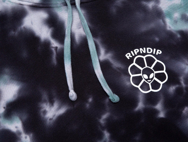 Poleron Ripndip Get A Grip Tie Dye Hombre Negro