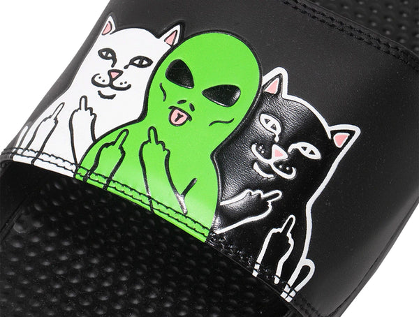 Sandalia Ripndip Whole Gang Slides Hombre Negro