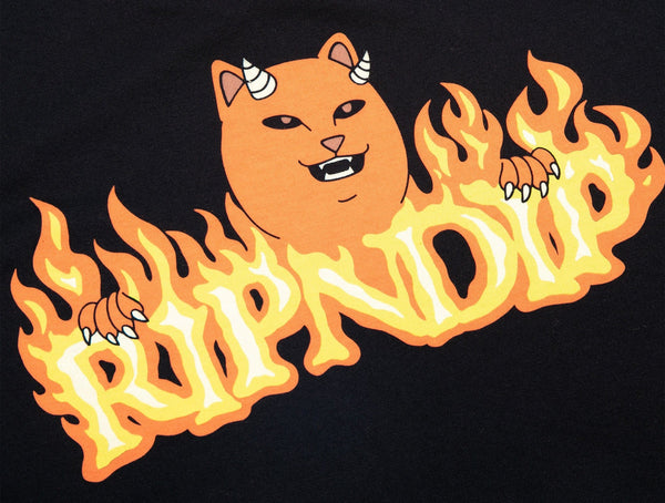 Polera Ripndip Devils Work Hombre Negro