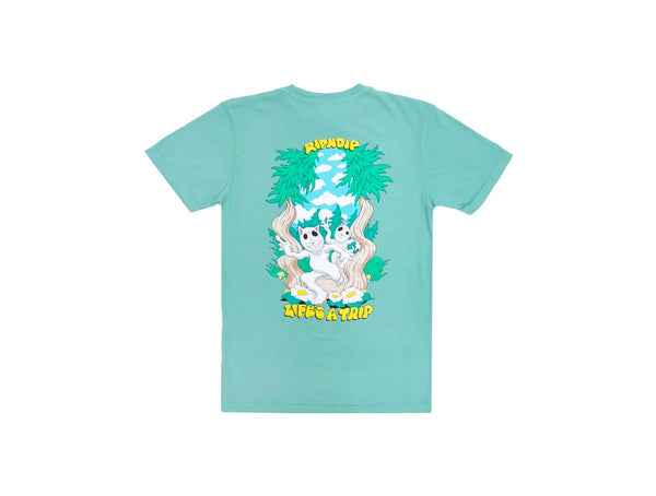 Polera Ripnid Lifes A Trip Hombre Verde