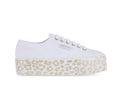 Zapatilla Superga 2790 Printed Platform Mujer Blanco