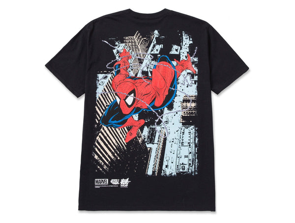 Polera Huf Marvel Spider-Man Hombre Negro