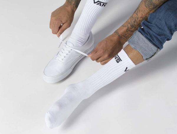 Calcetines Vans Classic Crew Unisex Blanco