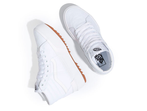 Zapatilla Vans Sk8-Hi Stacked Mujer Blanco