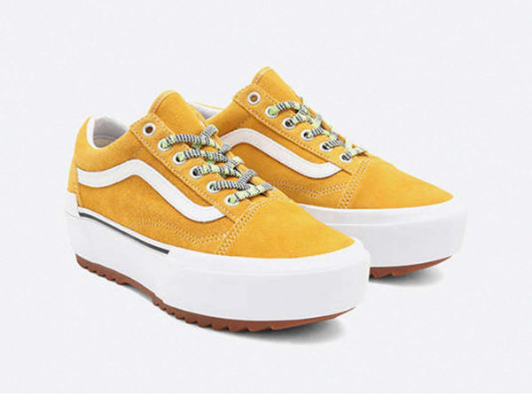 Zapatilla Vans Old Skool Stacked Mujer Amarillo