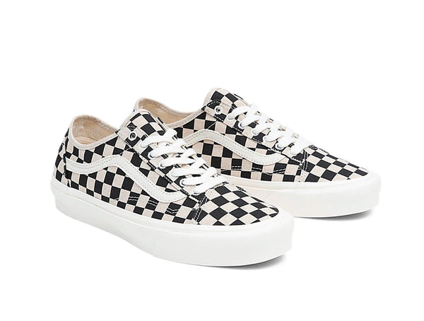 Zapatilla Vans Old Skool Checkerboard Mujer Blanco