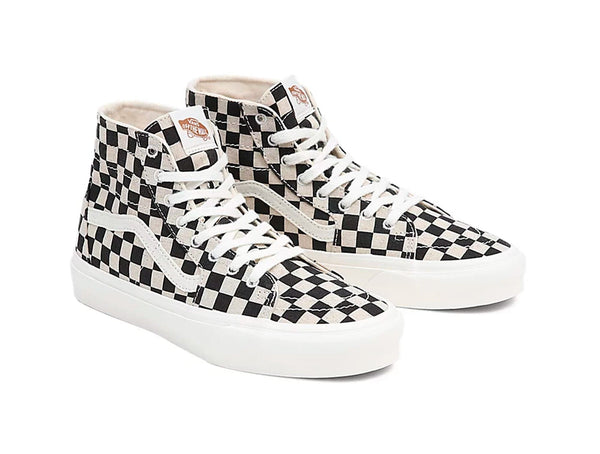 Zapatilla Vans Sk8-Hi Tapered Checkerboard Mujer Blanco