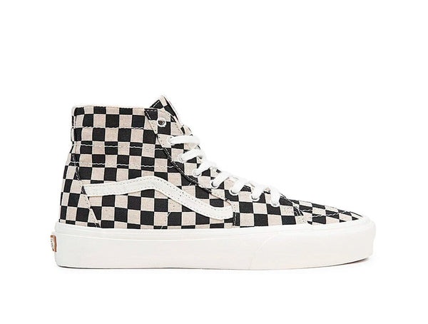 Zapatilla Vans Sk8-Hi Tapered Checkerboard Mujer Blanco