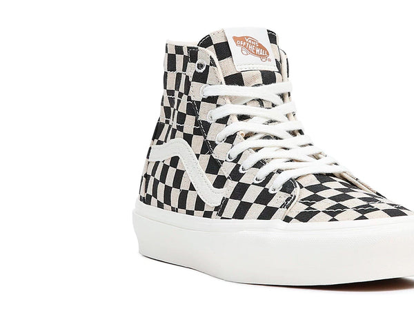 Zapatilla Vans Sk8-Hi Tapered Checkerboard Mujer Blanco