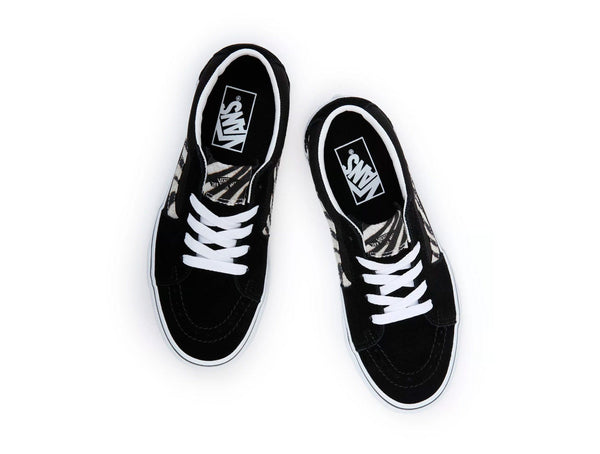 Zapatilla Vans Sk8-Low Animal Sidestripe Mujer Negro