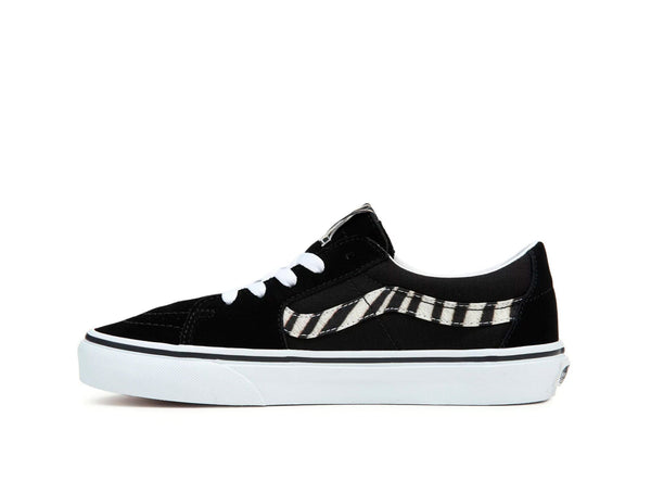 Zapatilla Vans Sk8-Low Animal Sidestripe Mujer Negro