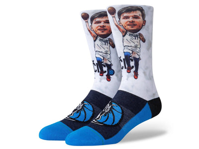 Calcetin Stance Luka Big Head Unisex Azul