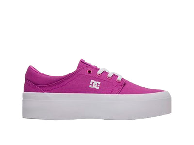 Zapatilla Dc Trase Plataforma Mujer Purpura