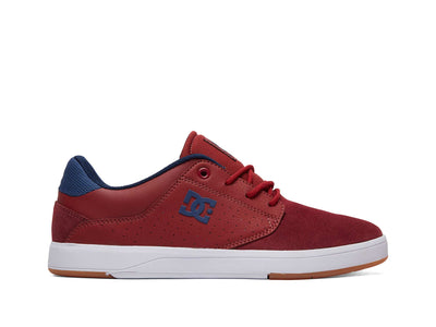 Zapatilla Dc Plaza Hombre Burdeo