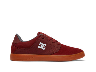 Zapatilla Dc Plaza Hombre Burdeo